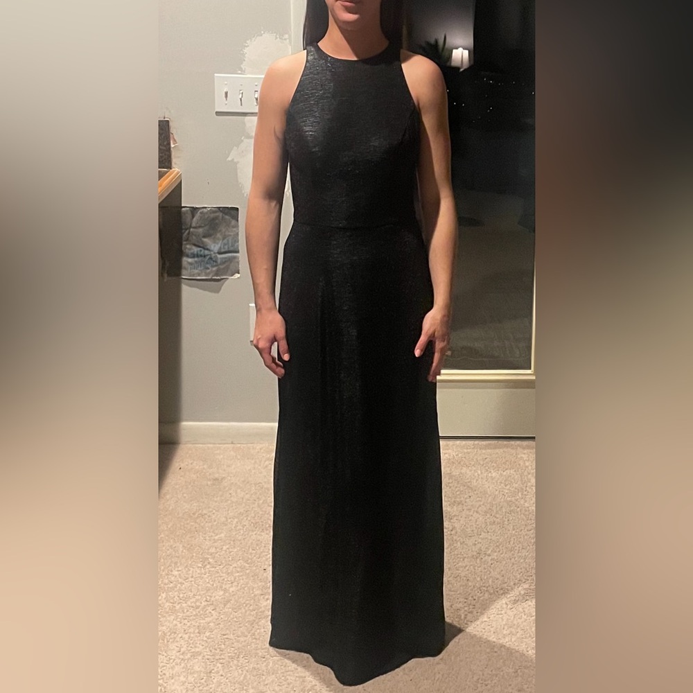 Hailey Paige occasion bridesmaid dress black